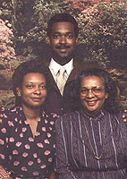 From right to left - Ethel Jones Harvey, John Howard Jones Jr., Yvonne Jones